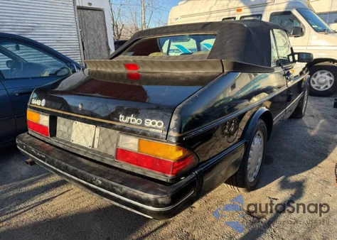 1988 Saab 900 из США, поврежденный, VIN YS3AT76L3J7040435
